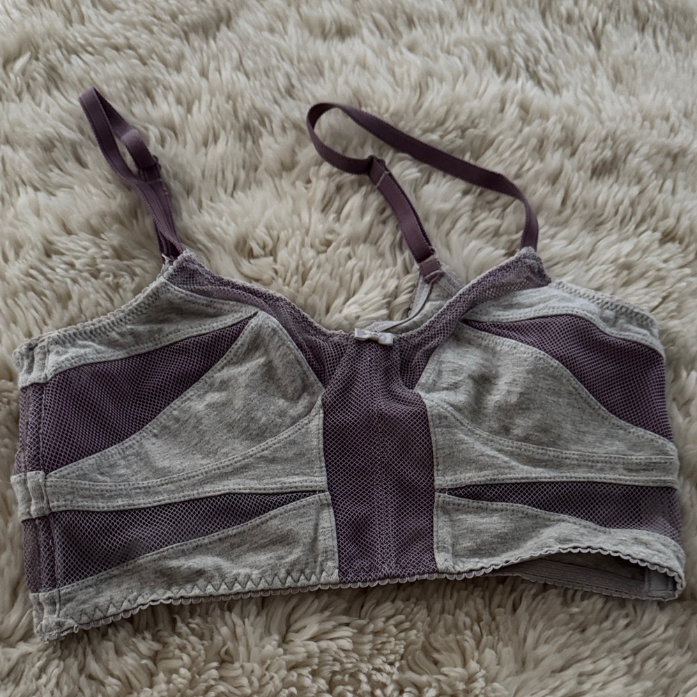 Free People Intimately Purple and Gray Bralette